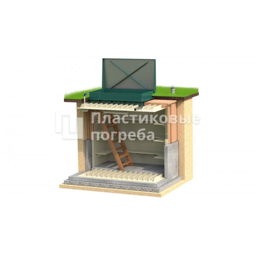 Гринлос Погреб ЛК 2500*1500*2000