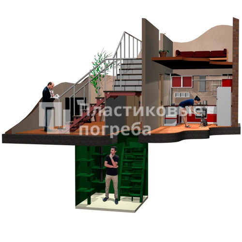 Пластиковый погреб Alta Pogreb 25